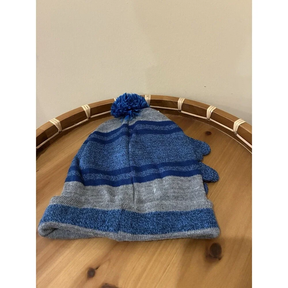 Paw Patrol Boys Blue  Stripe Beanie Gloves Set boys 4-7 NWT